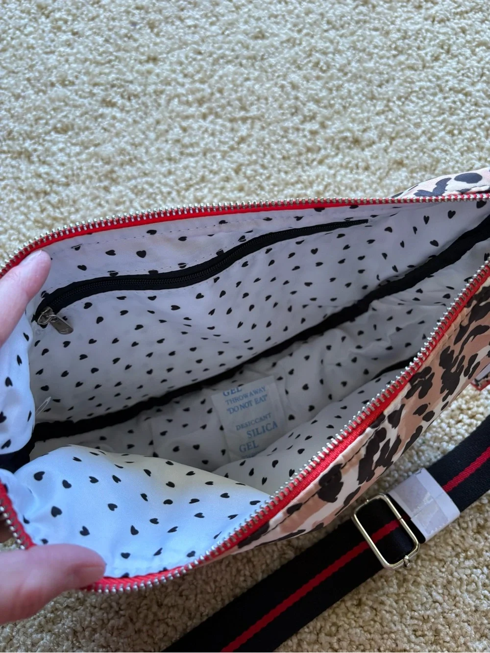 Brighton Spotted Love‎ Swing Bag Leopard Print Crossbody Purse NWT